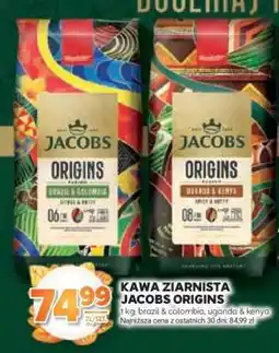 Stokrotka Market Kawa ziarnista Jacobs Origins oferta