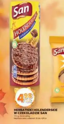 Stokrotka Market Herbatniki holenderskie w czekoladzie San oferta