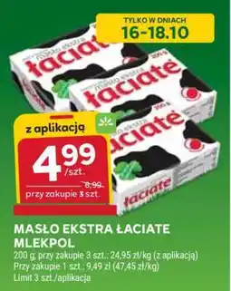 Stokrotka Market Masło ekstra ŁACIATE MLEKPOL oferta