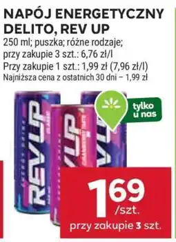 Stokrotka Market Napój energetyczny Delito, Rev Up oferta