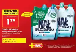 Biedronka Woda mineralna Nałęczowianka, 1,5 l oferta