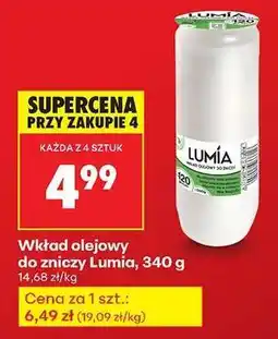 Biedronka Wkład olejowy do zniczy Lumia , 340 g oferta