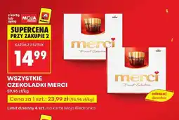 Biedronka WSZYSTKIE CZEKOLADKI MERCI oferta