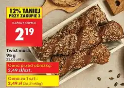 Biedronka Twist musli, 95 g oferta