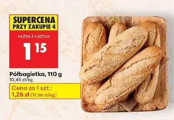 Biedronka Półbagietka 110 g oferta