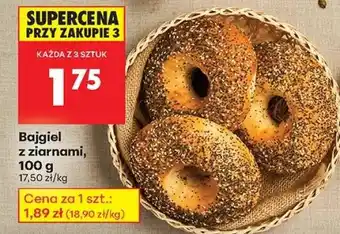 Biedronka Bajgiel z ziarnami, 100 g oferta
