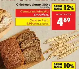 Biedronka Chleb cale ziarno 300 g oferta