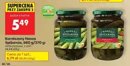 Biedronka Korniszony Nasza Spiżarnia oferta