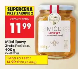 Biedronka Miód lipowy Złota Pasieka, 400 g oferta