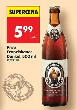 Biedronka Piwo Franziskaner Dunkel, 500 ml oferta