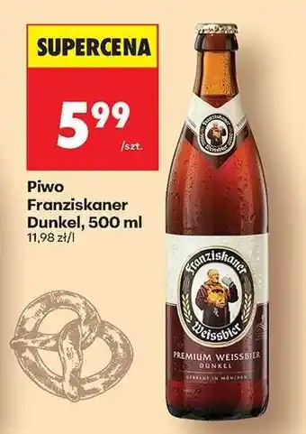 Biedronka Piwo Franziskaner Dunkel, 500 ml oferta