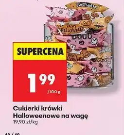 Biedronka Cukierki krówki Halloweenowe na wagę oferta