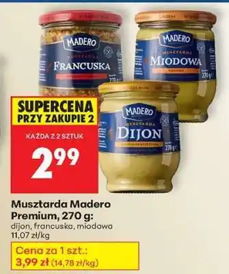 Biedronka Musztarda Madero Premium, 270 g oferta