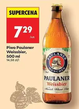 Biedronka Piwo Paulaner Weissbier, 500 ml oferta