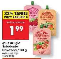 Biedronka Mus Drugie Śniadanie Dawtona, 180 g oferta