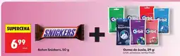 Biedronka Baton Snickers, 50 g + Guma do żucia, 29 g oferta