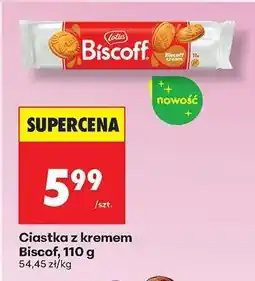 Biedronka Ciastka z kremem Biscof, 110 g oferta