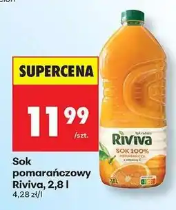 Biedronka Sok pomarańczowy Riviva, 2,8 l oferta