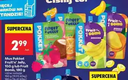 Biedronka Mus Pokket Fruit’n’Jelly, 150 g lub Fruit Bomb, 180 g oferta