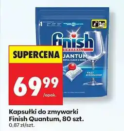Biedronka Kapsułki do zmywarki Finish Quantum , 80 szt oferta