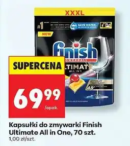 Biedronka Kapsułki do zmywarki Finish Ultimate All in One, 70 szt oferta