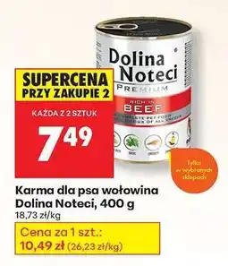 Biedronka Karma dla psa wołowina Dolina Noteci, 400 g oferta