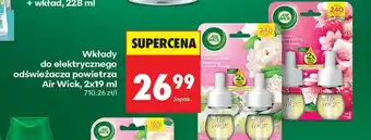 Biedronka Wkłady do elektrycznego odświeżacza powietrza Air Wick , 2x19 ml oferta