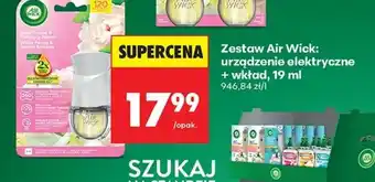 Biedronka Zestaw Air Wick: urządzenie elektryczne + wkład, 19 ml oferta