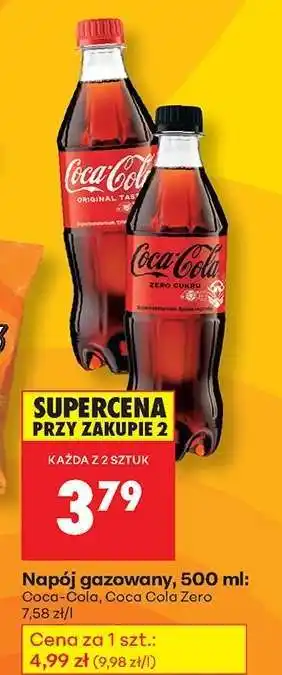 Biedronka Napój gazowany, 500 ml oferta