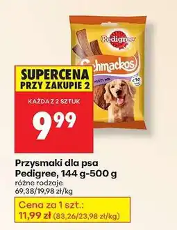 Biedronka Przysmaki dla psa Pedigree 144 g 500 g oferta
