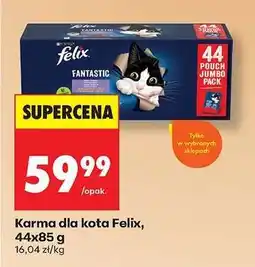 Biedronka Karma dla kota Felix, 44x85 g oferta