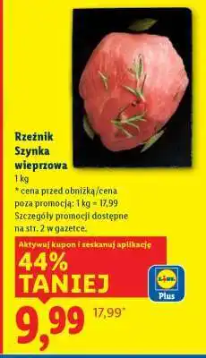 Lidl RZEŹNIK Szynka wieprzowa oferta
