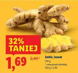 Lidl Imbir, luzem oferta