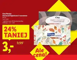Lidl Cien/Florays Chusteczki higieniczne 2-warstwowe oferta