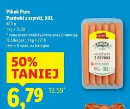 Lidl PIKOK PURE Parówki z szynki, XXL oferta