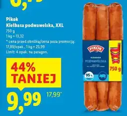 Lidl Pikok Kiełbasa podwawelska, XXL oferta