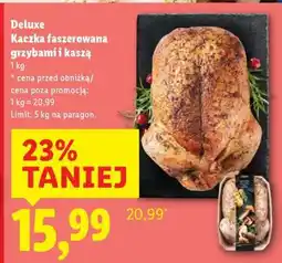Lidl DELUXE Kaczka faszerowana grzybami i kaszą oferta
