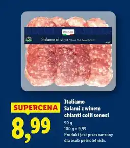 Lidl ITALIAMO Salami z winem chianti colli senesi oferta