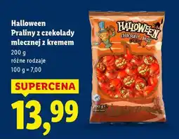 Lidl HALLOWEEN Praliny z czekolady mlecznej z kremem oferta