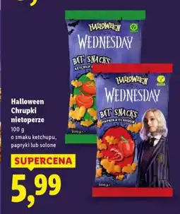 Lidl HALLOWEEN Chrupki nietoperze oferta