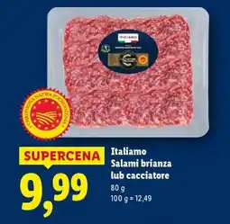 Lidl ITALIAMO Salami brianza lub cacciatore oferta