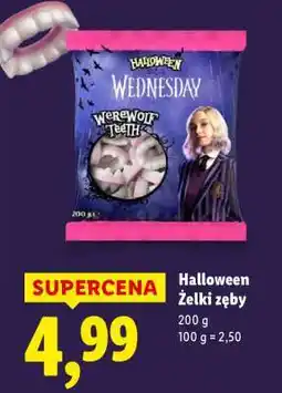 Lidl Halloween želki zęby oferta