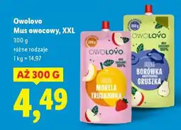 Lidl OWOLOVO Mus owocowy XXL oferta
