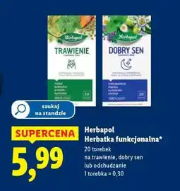 Lidl HERBAPOL Herbatka funkcjonalna oferta