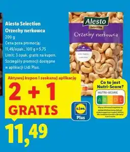 Lidl ALESTO SELECTION Orzechy nerkowca oferta