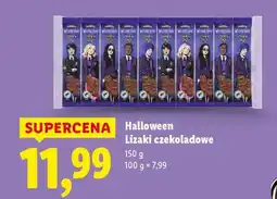 Lidl HALLOWEEN Lizaki czekoladowe oferta
