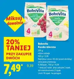 Lidl BOBOVITA Kaszka mleczna oferta