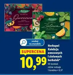 Lidl Herbapol Kolekcja owocowych i ziołowych herbatek oferta