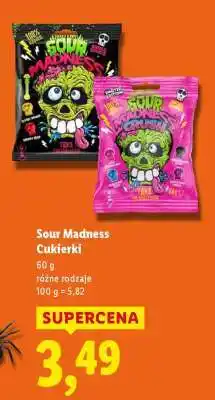 Lidl SOUR MADNESS Cukierki oferta
