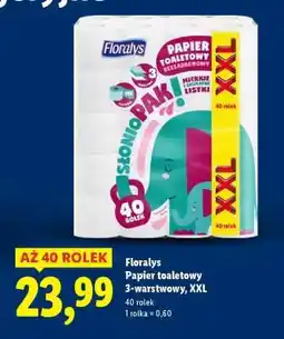 Lidl Florays Papier toaletowy 3-warstwowy, XXL oferta